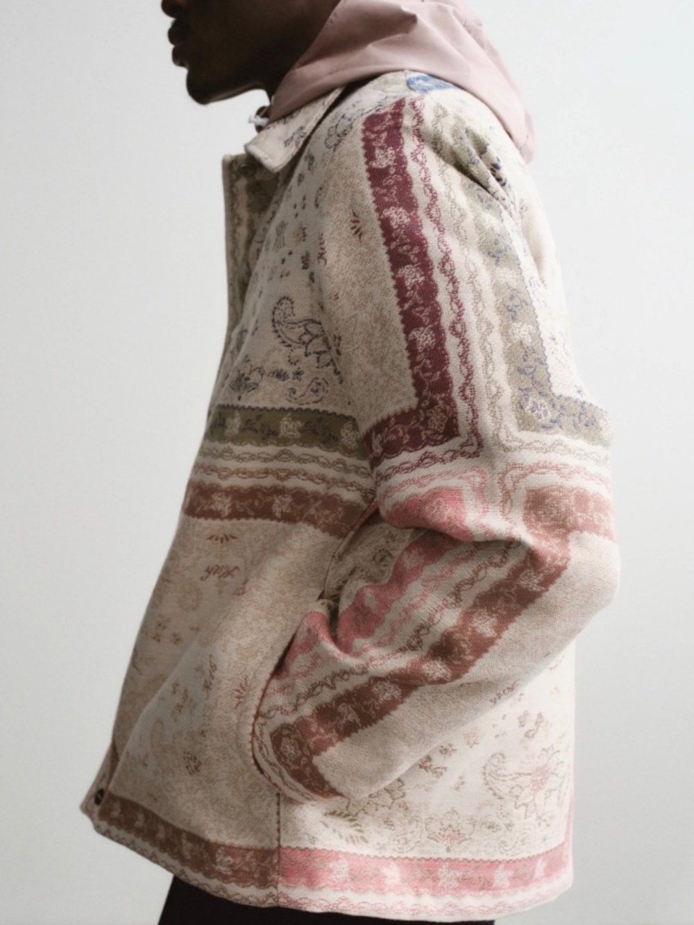 Kith Paisley Tapestry Coaches Jacket “Waffle” Men’s Fall 2025 - Picture 2 of 9